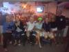 Lauren Glick fans all in a row: Juanita, sis Bunny, Nancy, Susan, Sam, Janet & Bill at Coconuts.